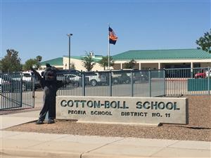 signage at front of school 