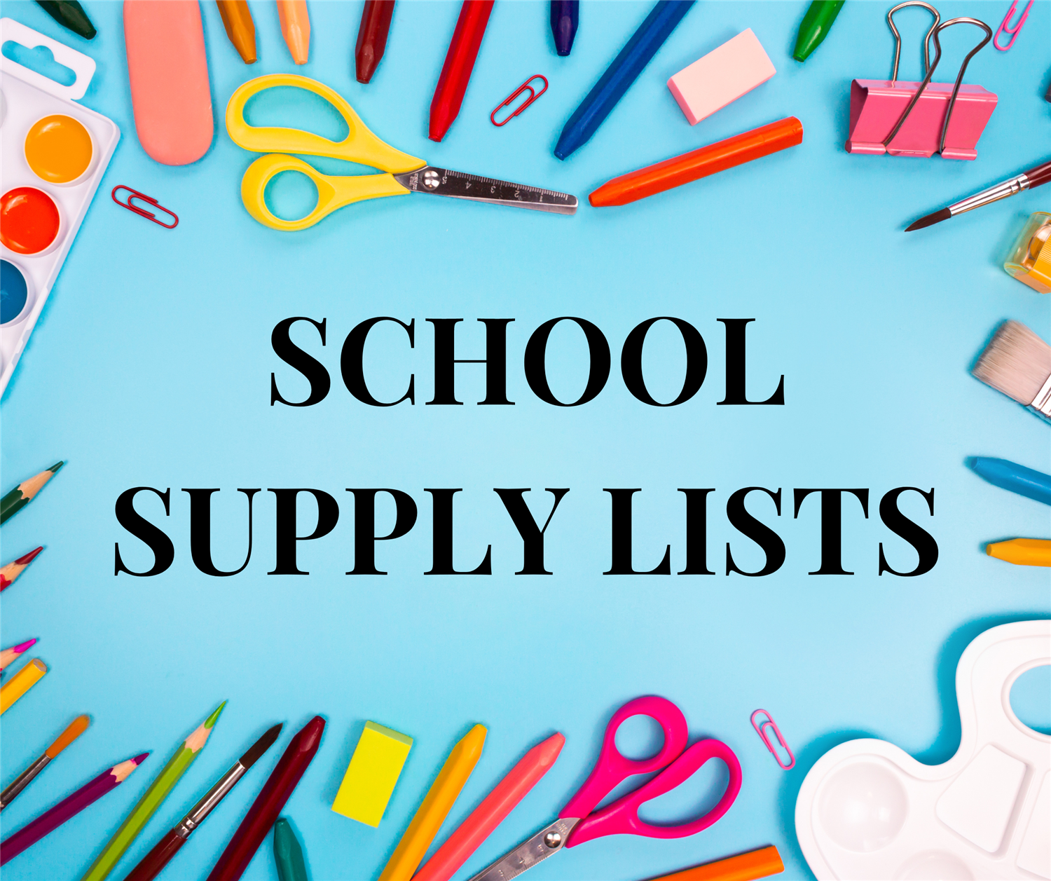 School Supply Lists