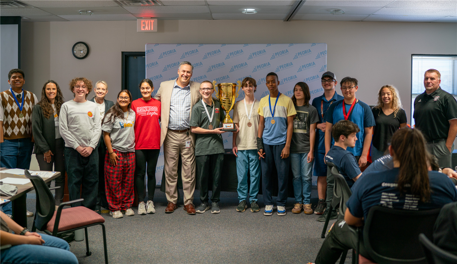  High school student winners who competed in Inaugural Mathlete Competition