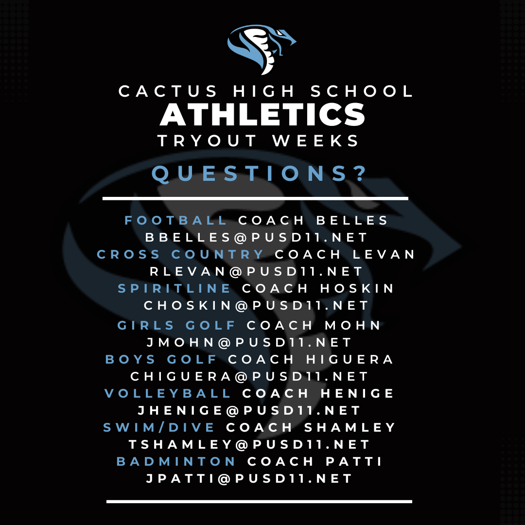 Cactus High School / Homepage