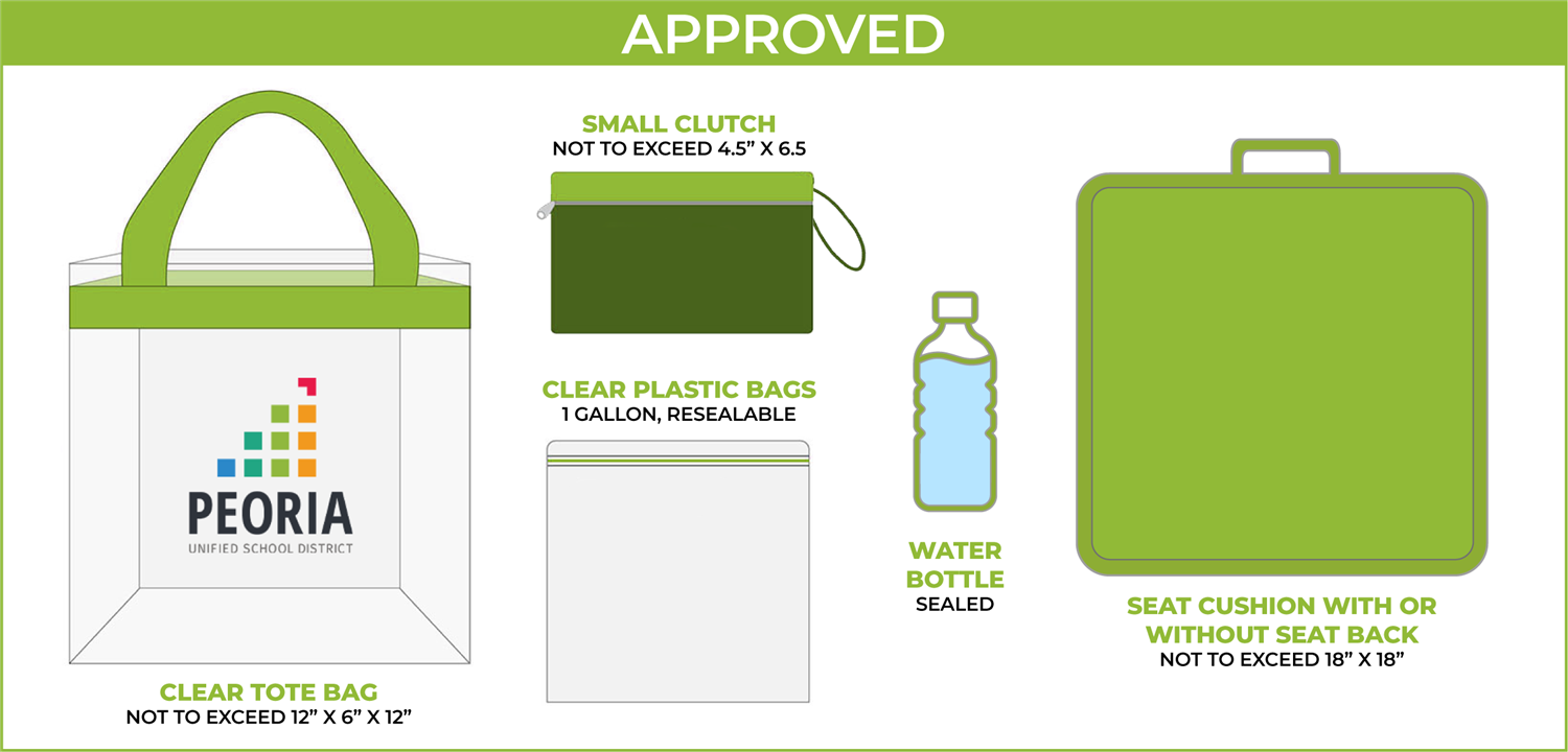Image of items allowed Image of items allowed