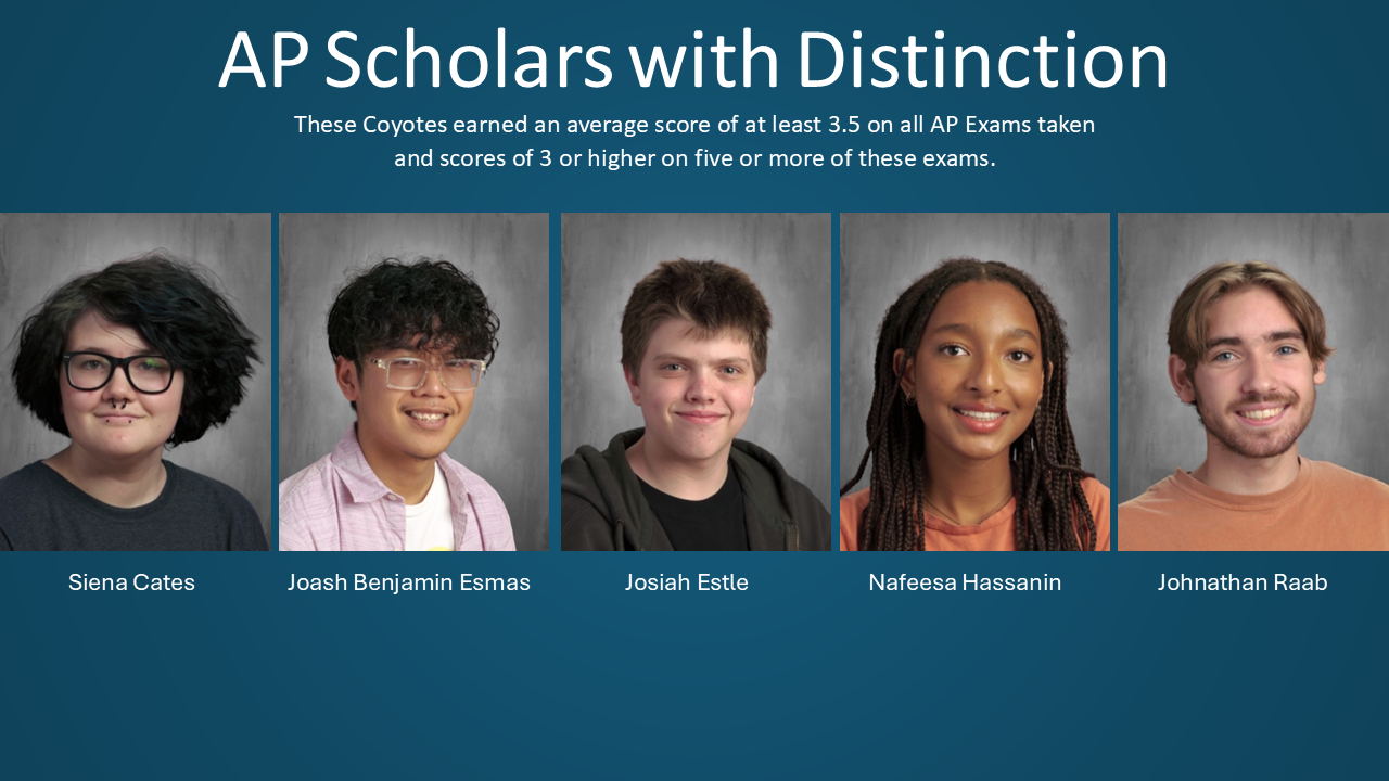 Centennial AP Scholars with Distinction