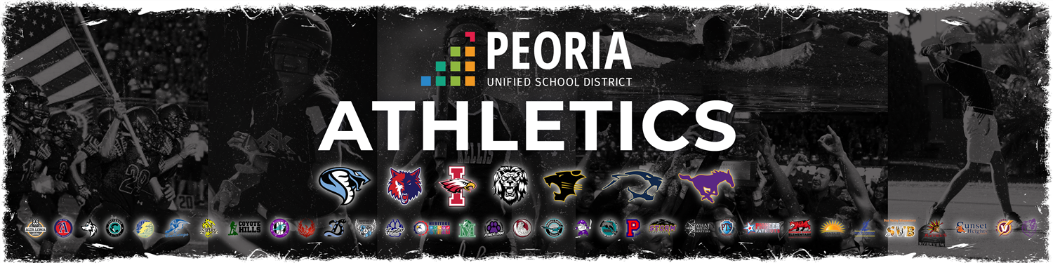 Athletics logo with all high schools logos included Athletics logo with all high schools logos included